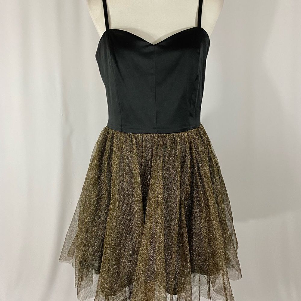 Love.Ady Black/Gold Party Dress